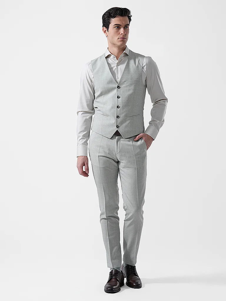 CG - CLUB OF GENTS Anzugweste PLUM hellgrün | 48